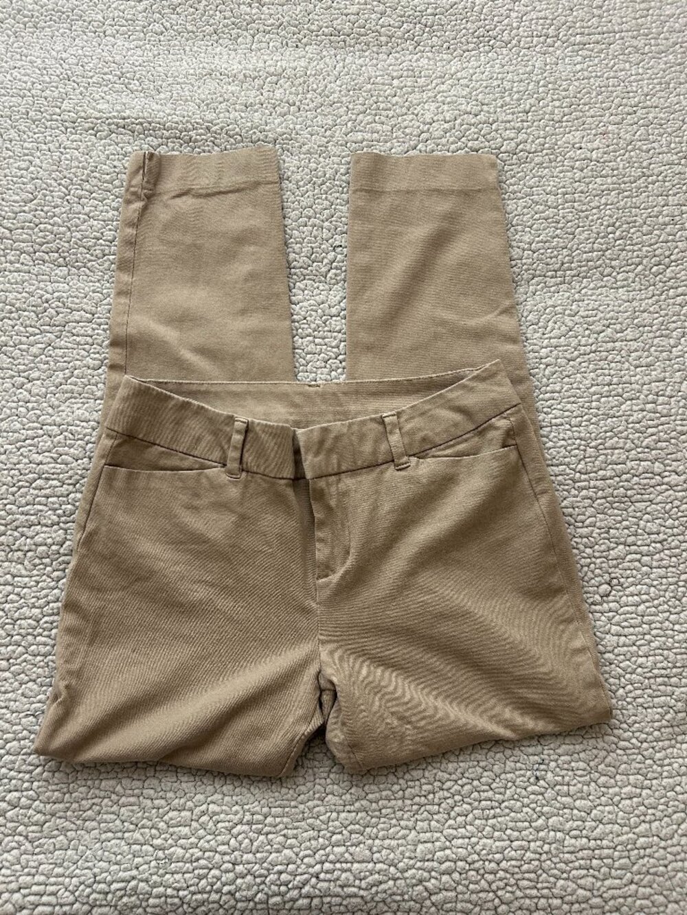 Faded Glory -- y2k cotton beige dress pants